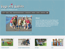 Tablet Screenshot of dogsandbabieslearning.com